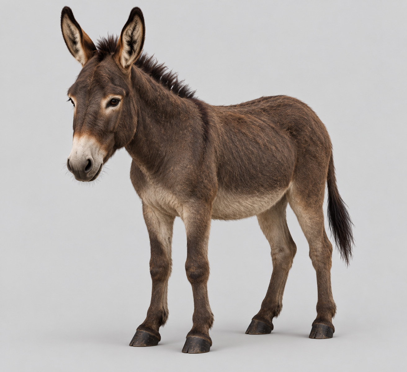 Generated reference art for Resting nativity donkey