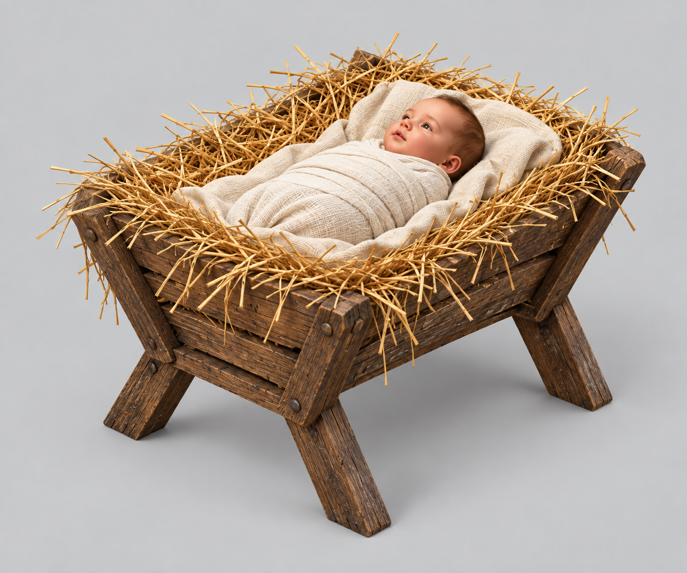 Generated reference art for Jesus in the manger