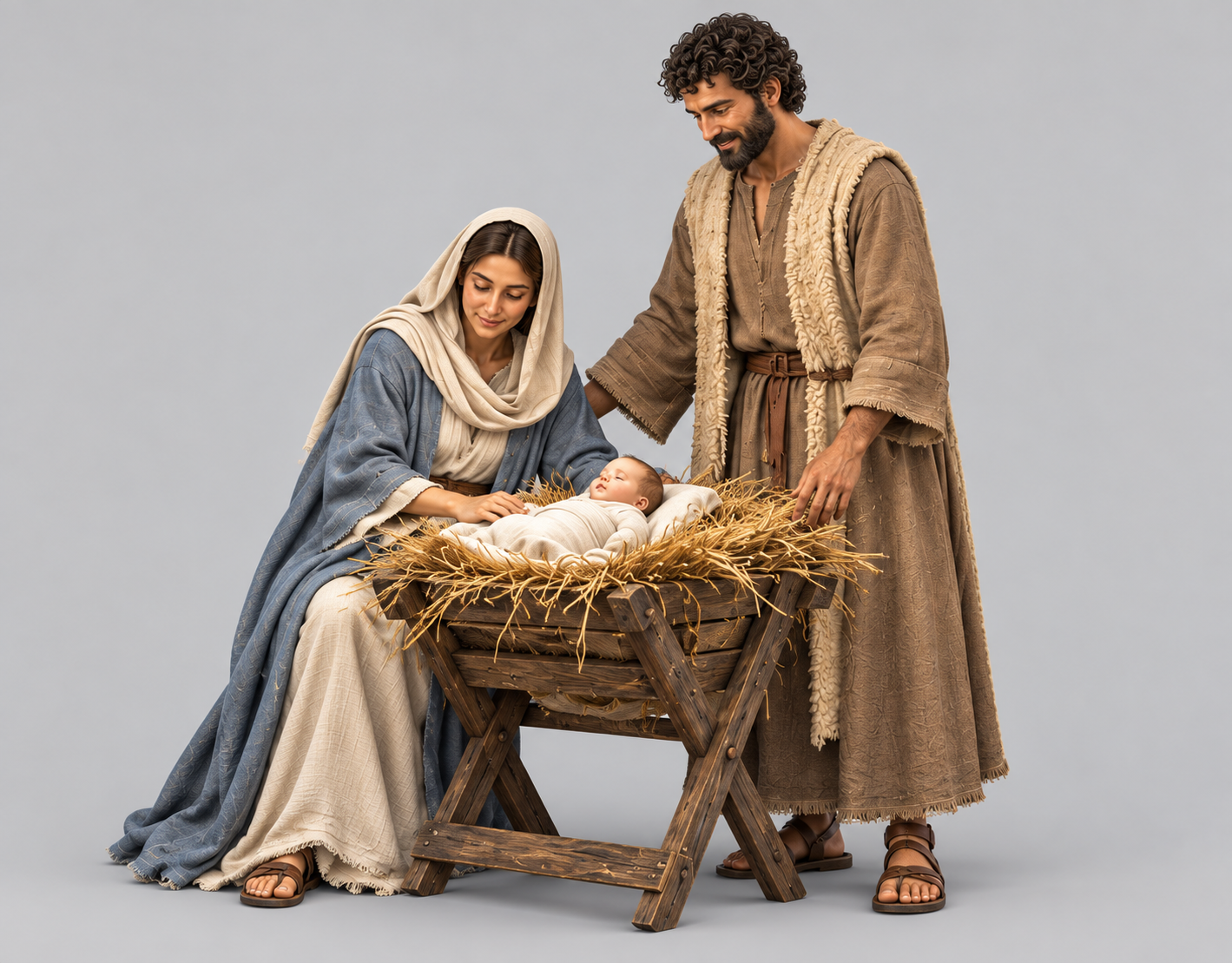 Generated reference art for Nativity family