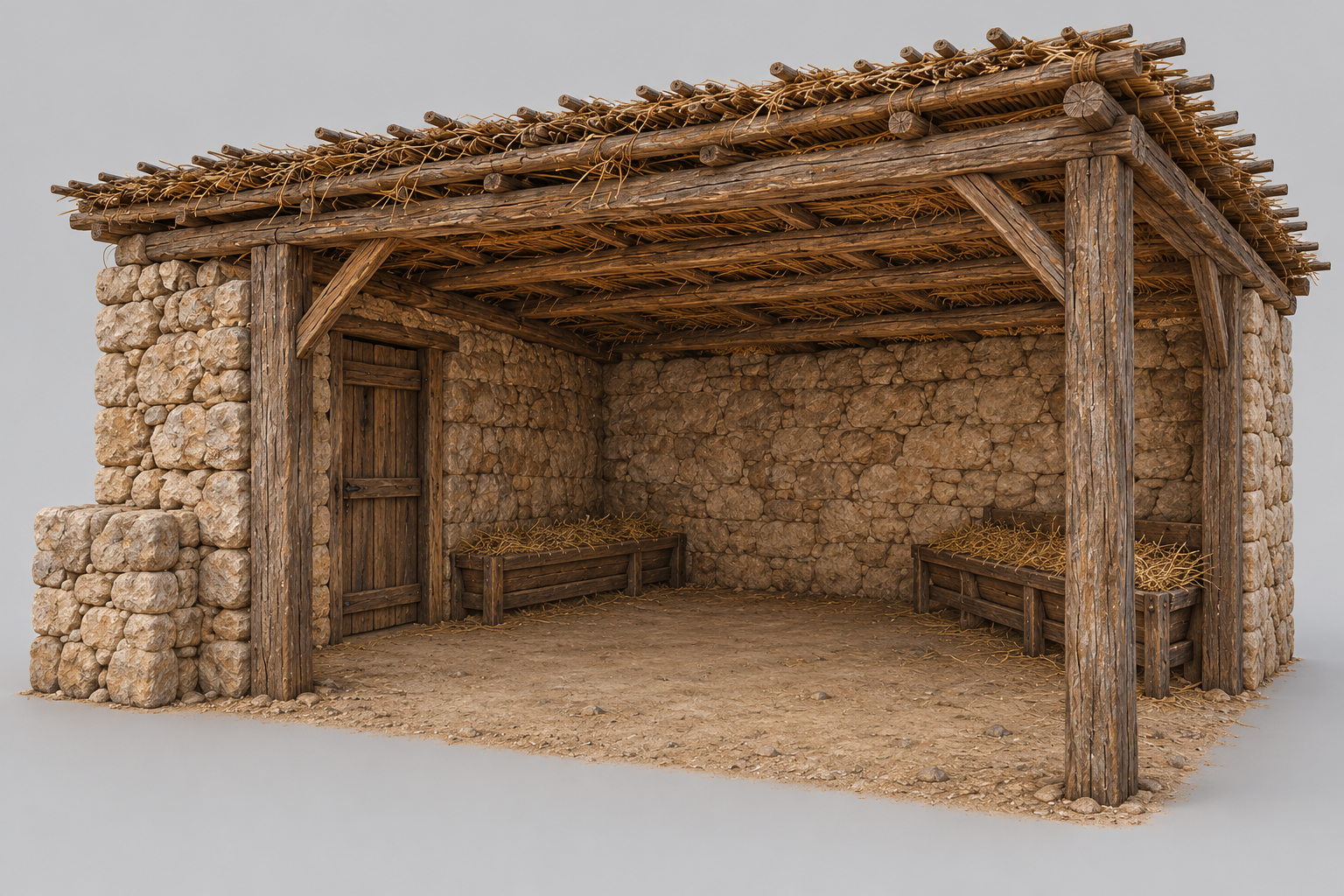Generated reference art for Stone nativity stall